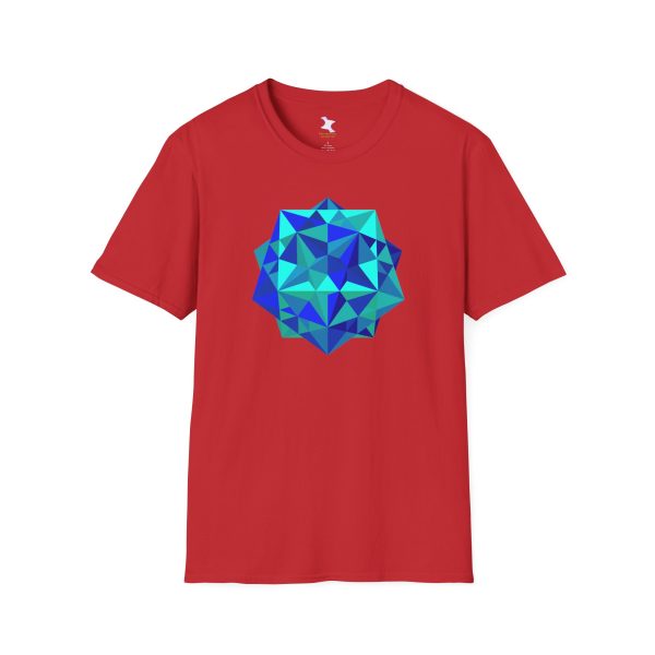 Softstyle T-Shirt: Five Cubes Ocean - Image 6