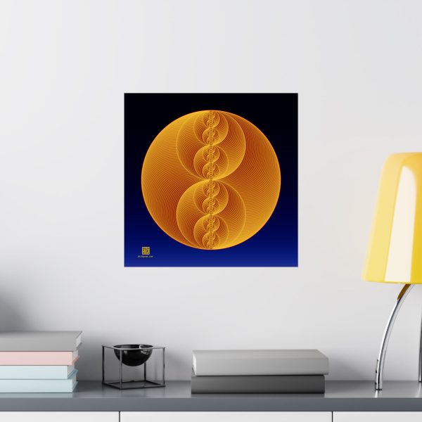 Poster: Binary Medallion Gold - Image 6