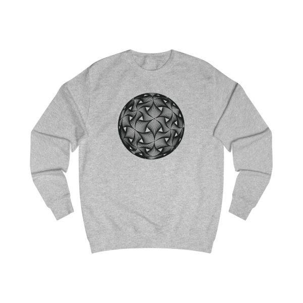 Unisex Sweatshirt: Diatom Black - Image 6