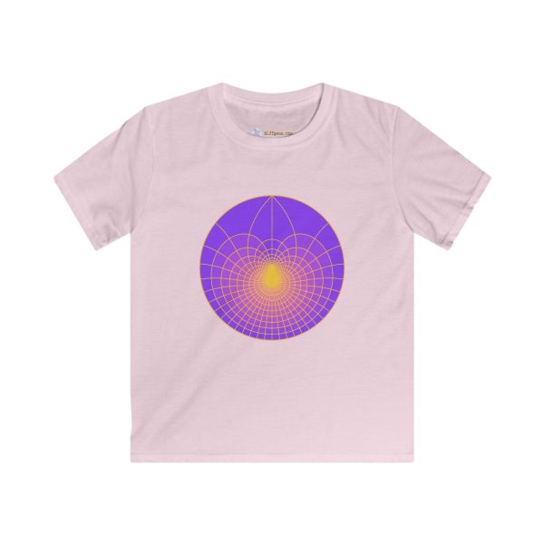 Kids Softstyle Tee: Lotus Dawn - Image 2