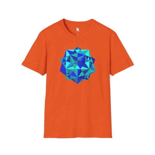 Softstyle T-Shirt: Five Cubes Ocean - Image 7