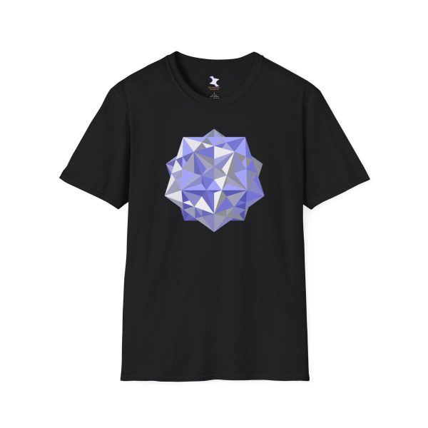 Softstyle T-Shirt: Five Cubes Winter - Image 8