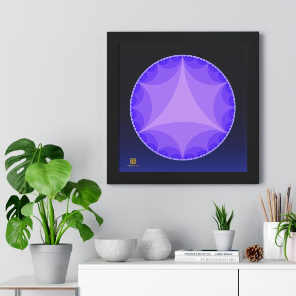 Framed Poster: Ideal Triangles Dawn - Image 2