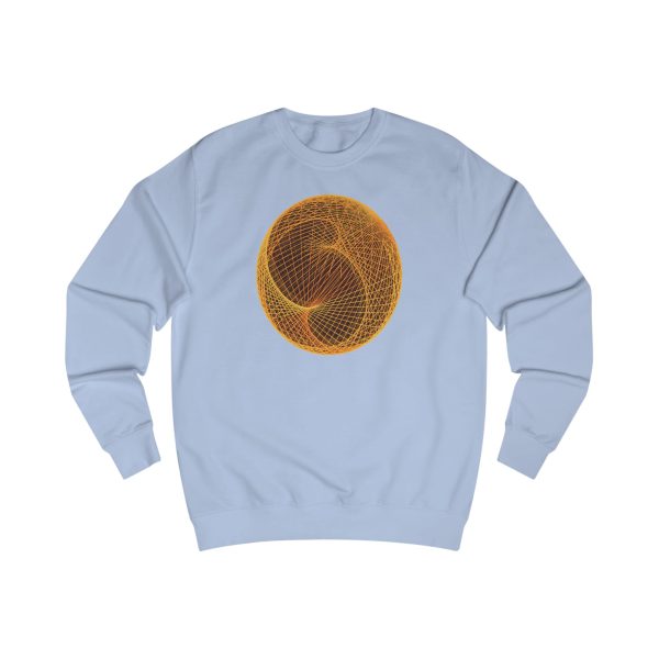 Unisex Sweatshirt: Ellipsoid Geodesics Forge - Image 4