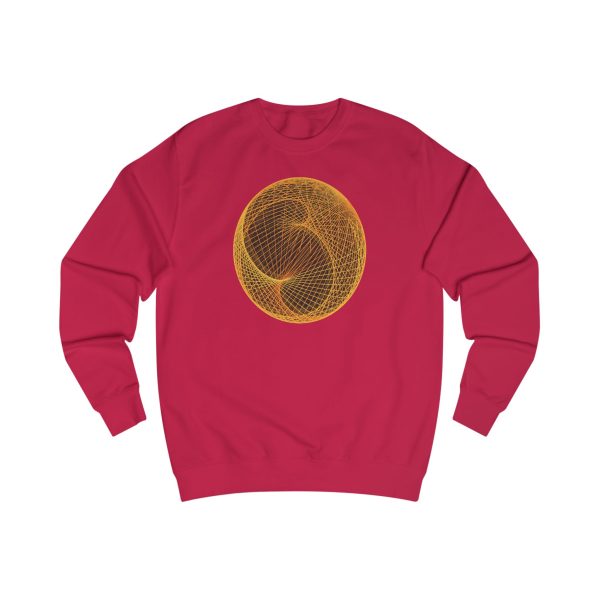 Unisex Sweatshirt: Ellipsoid Geodesics Forge - Image 5