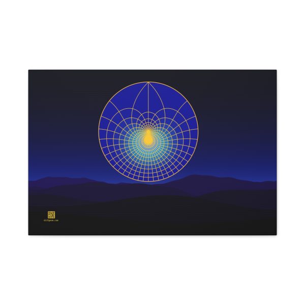 Large Canvas (1.25in): Lotus Moonlight
