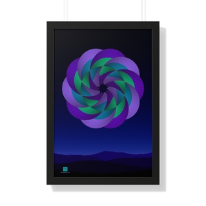 Framed Poster: Peony