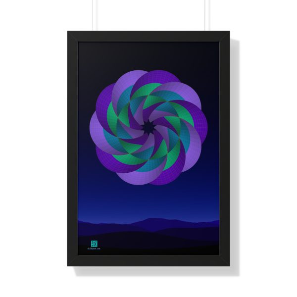 Framed Poster: Peony