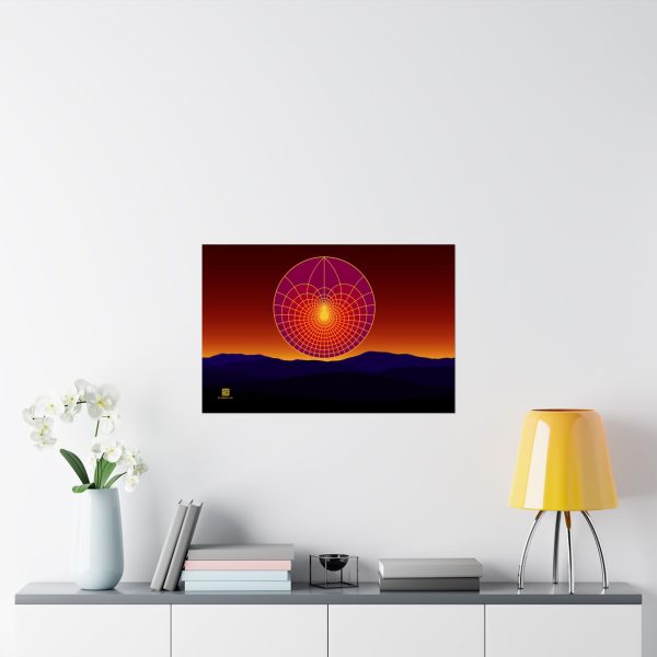 Poster: Lotus Sunset - Image 6