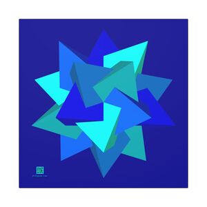 Canvas: Five Tetrahedra Ocean