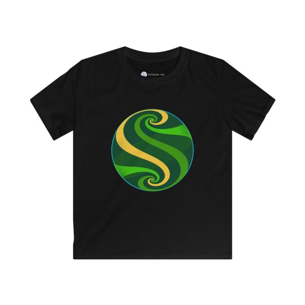 Kids Softstyle Tee: Swirl Pond - Image 8