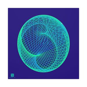Canvas: Ellipsoid Geodesics Phosphor