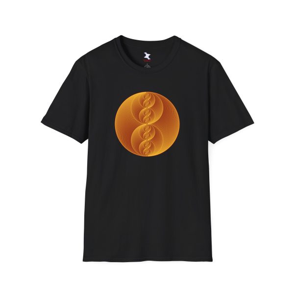 Softstyle T-Shirt: Binary Medallion Gold - Image 8