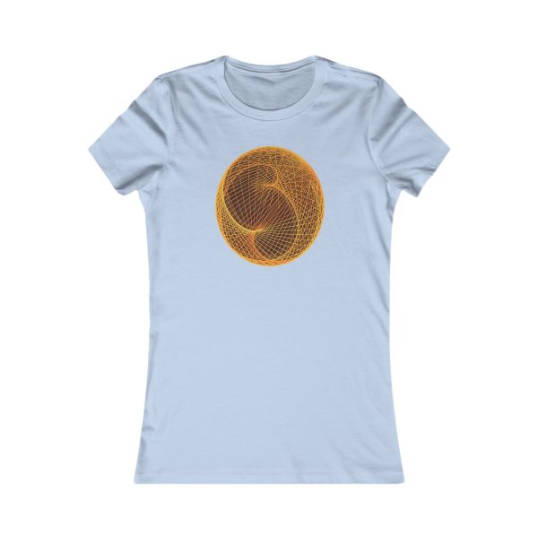 Women's Favorite Tee: Ellipsoid Geodesics Forge - Image 4