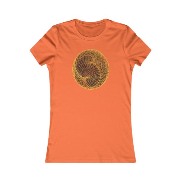 Women's Favorite Tee: Ellipsoid Geodesics Forge - Image 6