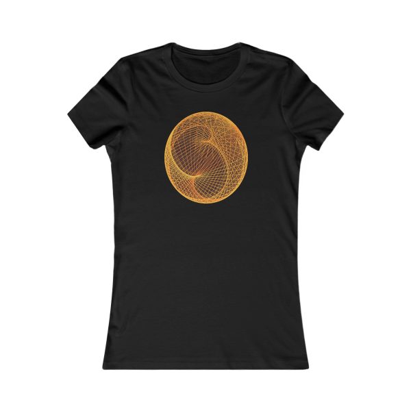 Women's Favorite Tee: Ellipsoid Geodesics Forge - Image 7