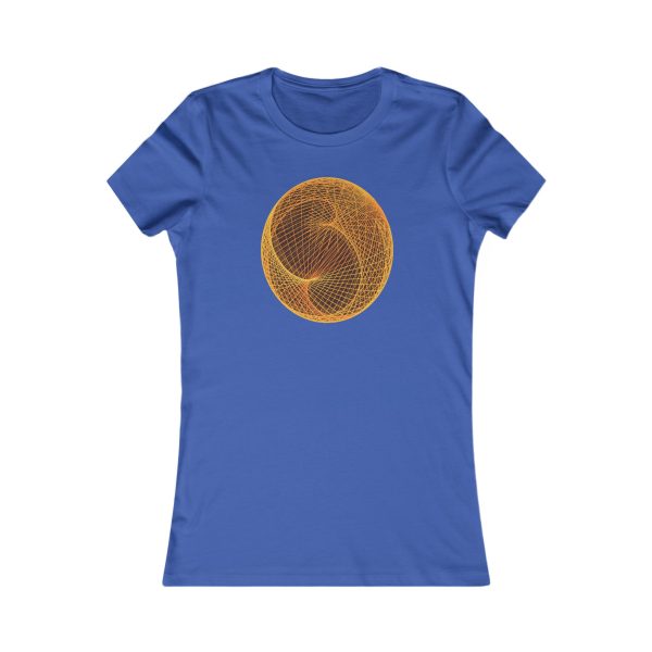 Women's Favorite Tee: Ellipsoid Geodesics Forge - Image 8