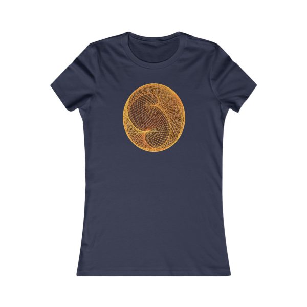 Women's Favorite Tee: Ellipsoid Geodesics Forge - Image 9