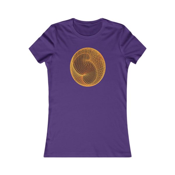 Women's Favorite Tee: Ellipsoid Geodesics Forge - Image 10