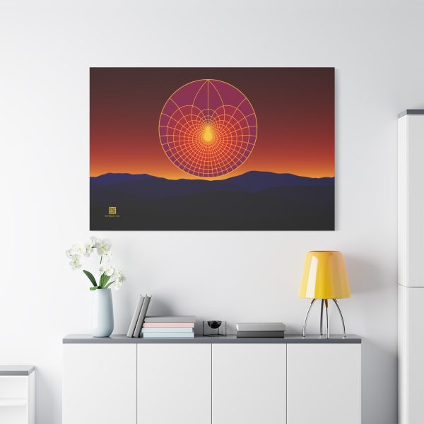 Large Canvas (1.25in): Lotus Sunset - Image 8