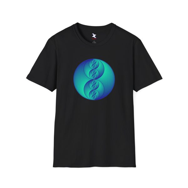 Softstyle T-Shirt: Binary Medallion Phosphor - Image 8