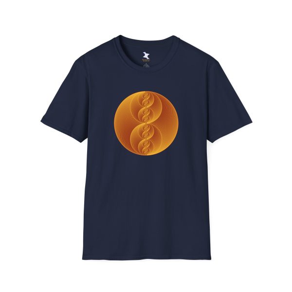 Softstyle T-Shirt: Binary Medallion Gold - Image 9