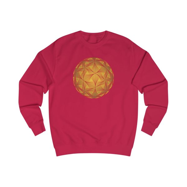Unisex Sweatshirt: Diatom Red - Image 5