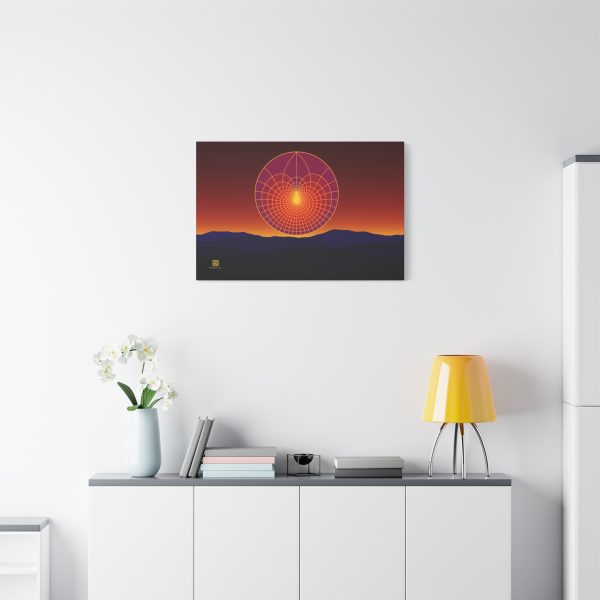 Large Canvas (1.25in): Lotus Sunset - Image 4