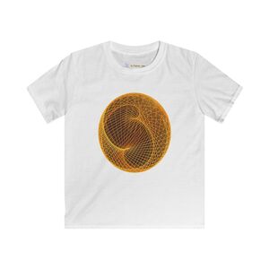 Kids Softstyle Tee: Ellipsoid Geodesics Forge
