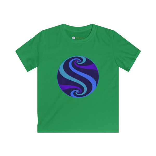 Kids Softstyle Tee: Swirl Twilight - Image 3