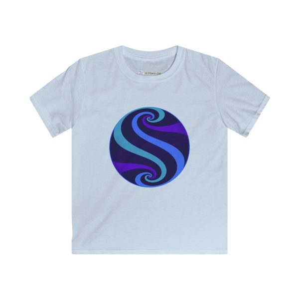 Kids Softstyle Tee: Swirl Twilight - Image 4