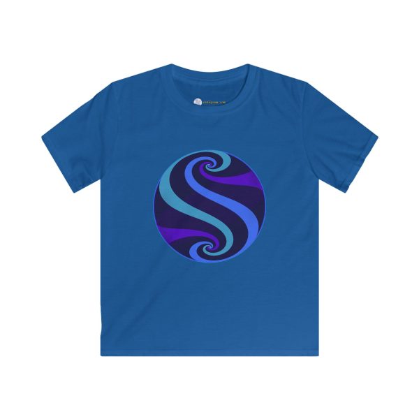 Kids Softstyle Tee: Swirl Twilight - Image 5