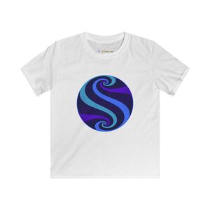 Kids Softstyle Tee: Swirl Twilight