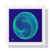 Framed Poster: Ellipsoid Geodesics Phosphor - Image 3