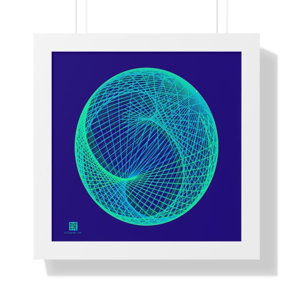Framed Poster: Ellipsoid Geodesics Phosphor - Image 3