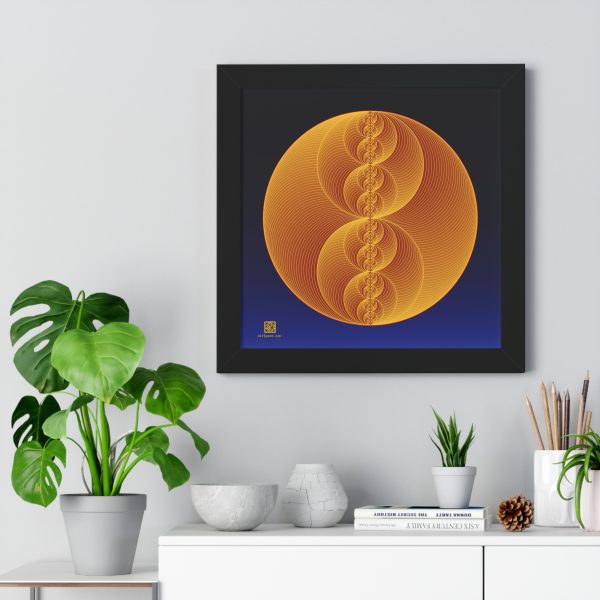 Framed Poster: Binary Medallion Gold - Image 2