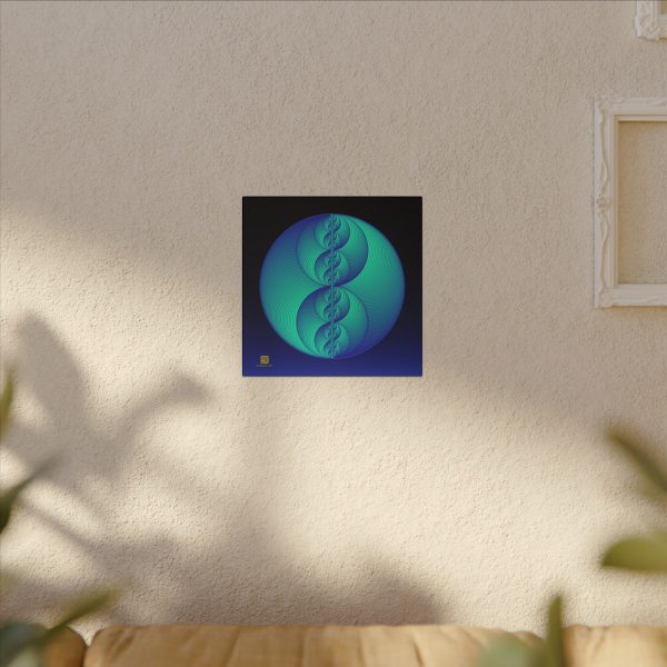 Canvas: Binary Medallion Phosphor - Image 4
