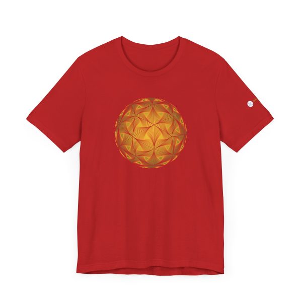Unisex Tee: Diatom Red - Image 6