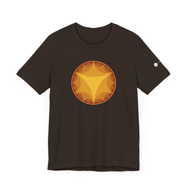 Unisex Tee: Ideal Triangles Warm - Image 7