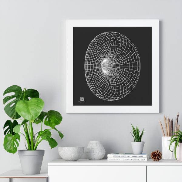 Framed Poster: Cyclide White - Image 4