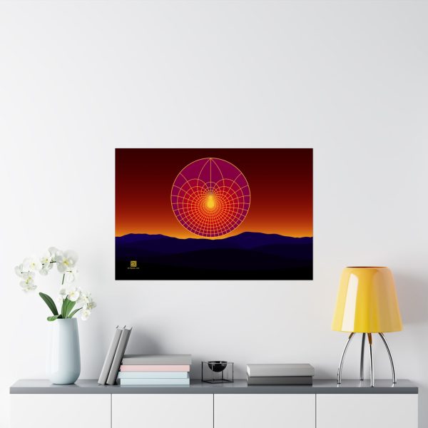 Poster: Lotus Sunset - Image 8