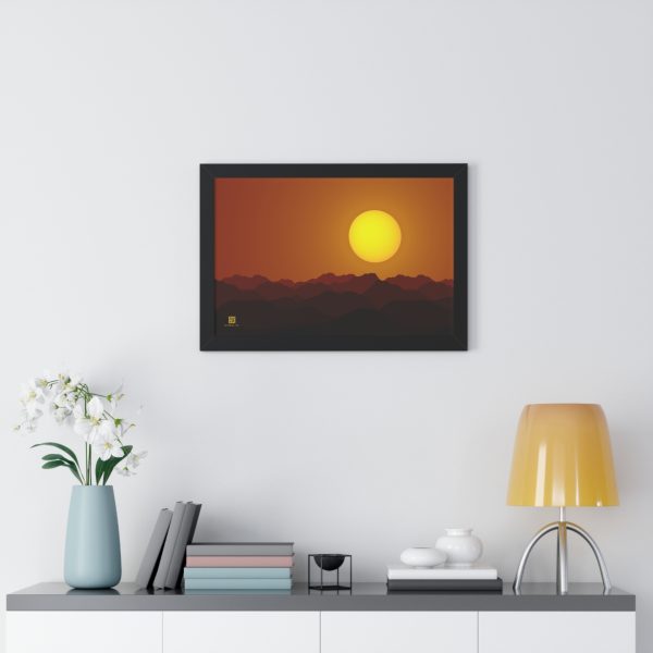 Framed Poster: Nowhere-Differentiable Sun - Image 2