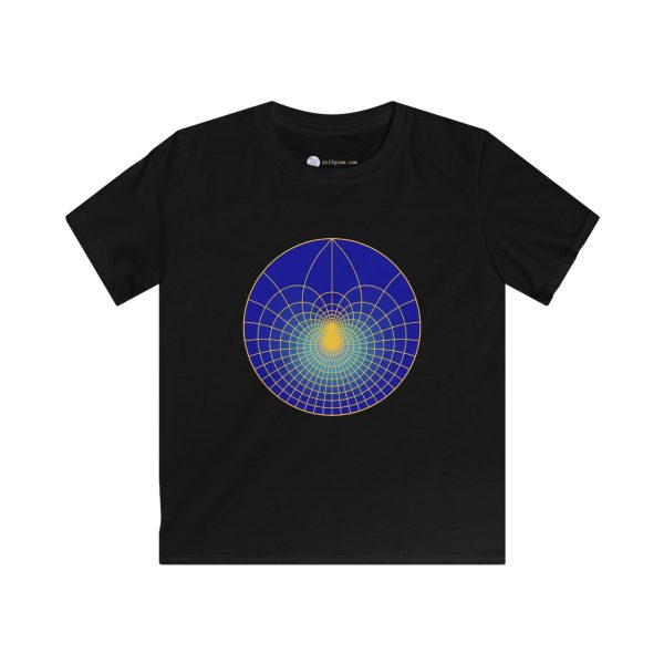 Kids Softstyle Tee: Lotus Moonlight - Image 8