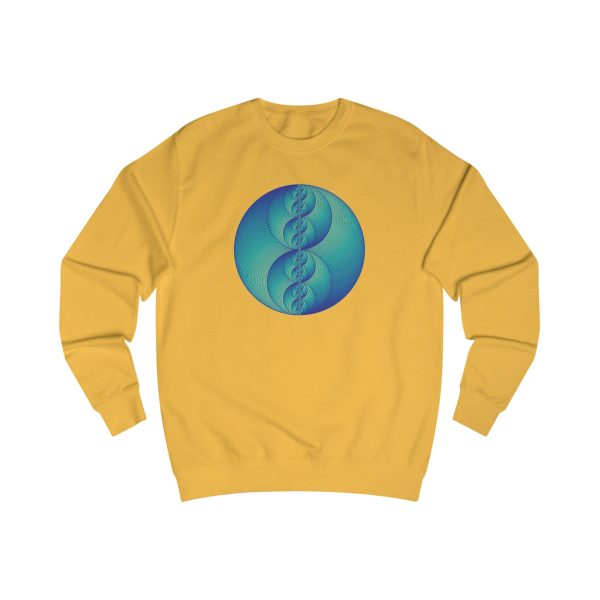 Unisex Sweatshirt: Binary Medallion Phosphor - Image 2