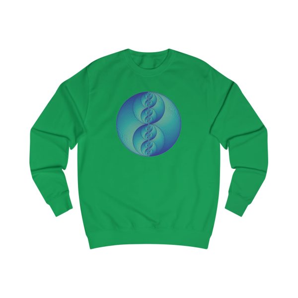 Unisex Sweatshirt: Binary Medallion Phosphor - Image 3