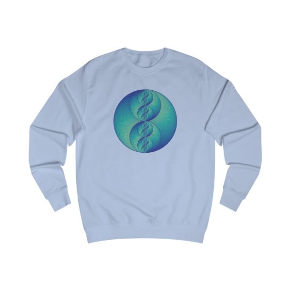 Unisex Sweatshirt: Binary Medallion Phosphor - Image 4