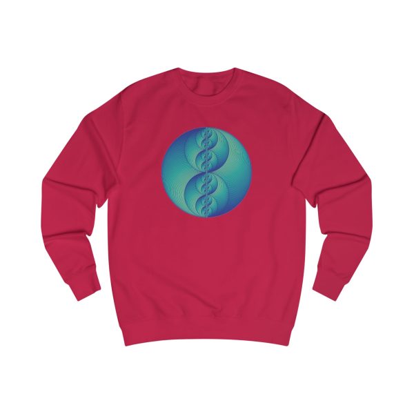 Unisex Sweatshirt: Binary Medallion Phosphor - Image 5