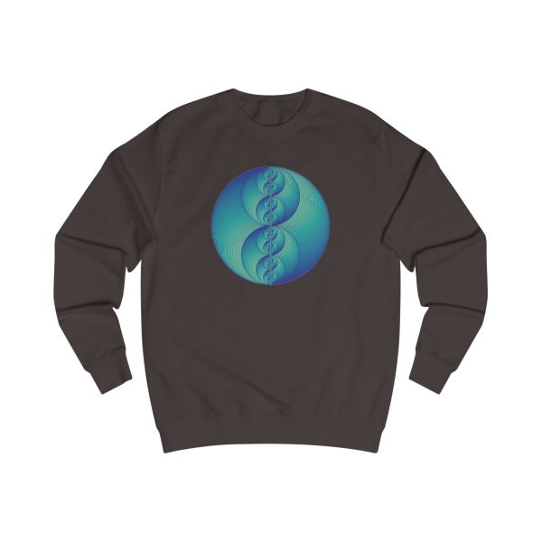 Unisex Sweatshirt: Binary Medallion Phosphor - Image 6