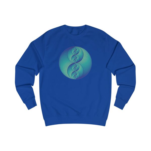 Unisex Sweatshirt: Binary Medallion Phosphor - Image 9