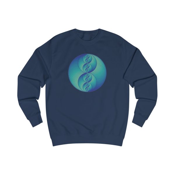 Unisex Sweatshirt: Binary Medallion Phosphor - Image 10